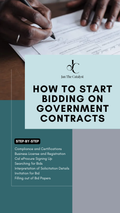 How to Start Bidding on  Government Contracts